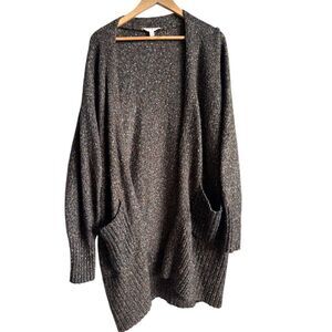 Terra & Sky 1X Chunky Knit Cardigan Cozy Fall Layering Capsule Essential Plus Sz